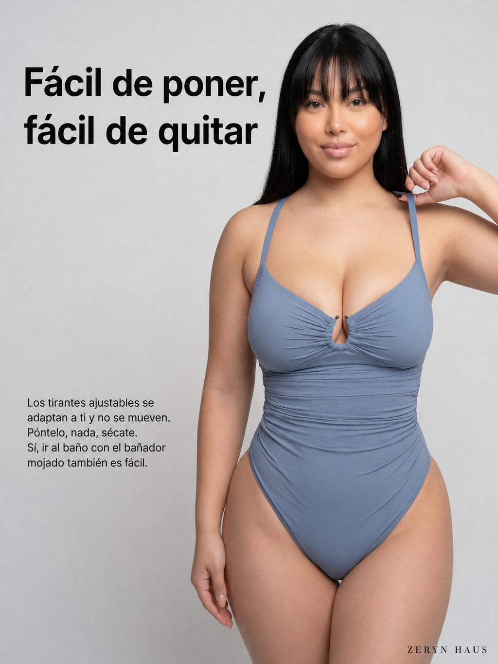 Traje de baño moldeador ZERYN™ con diseño de anillo en U