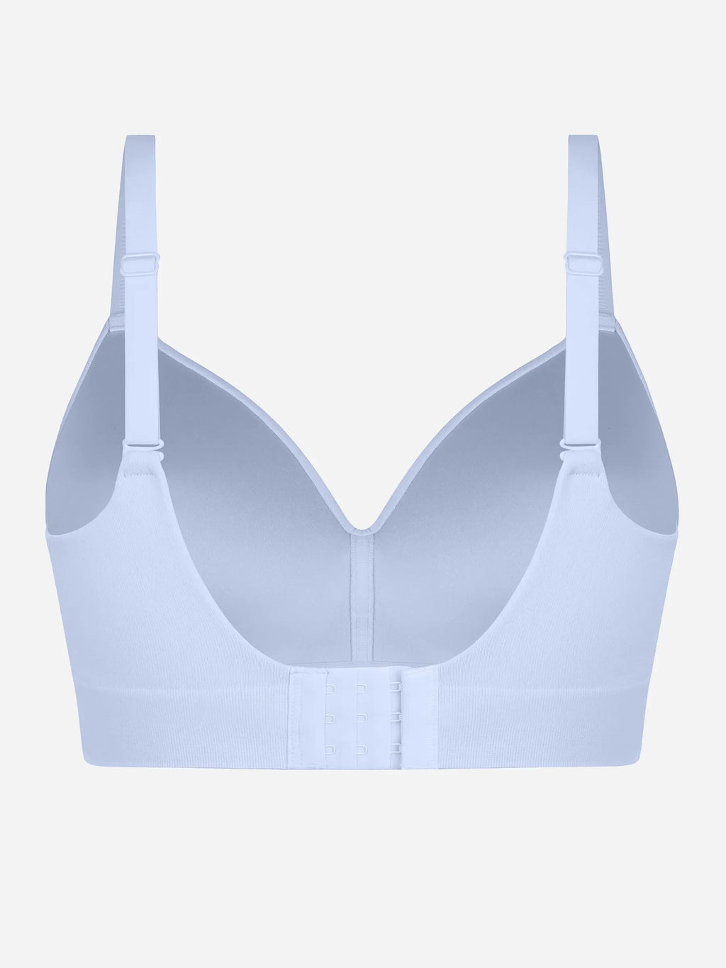 Sujetador push-up inalámbrico sin costuras, cómodo y de cobertura total.