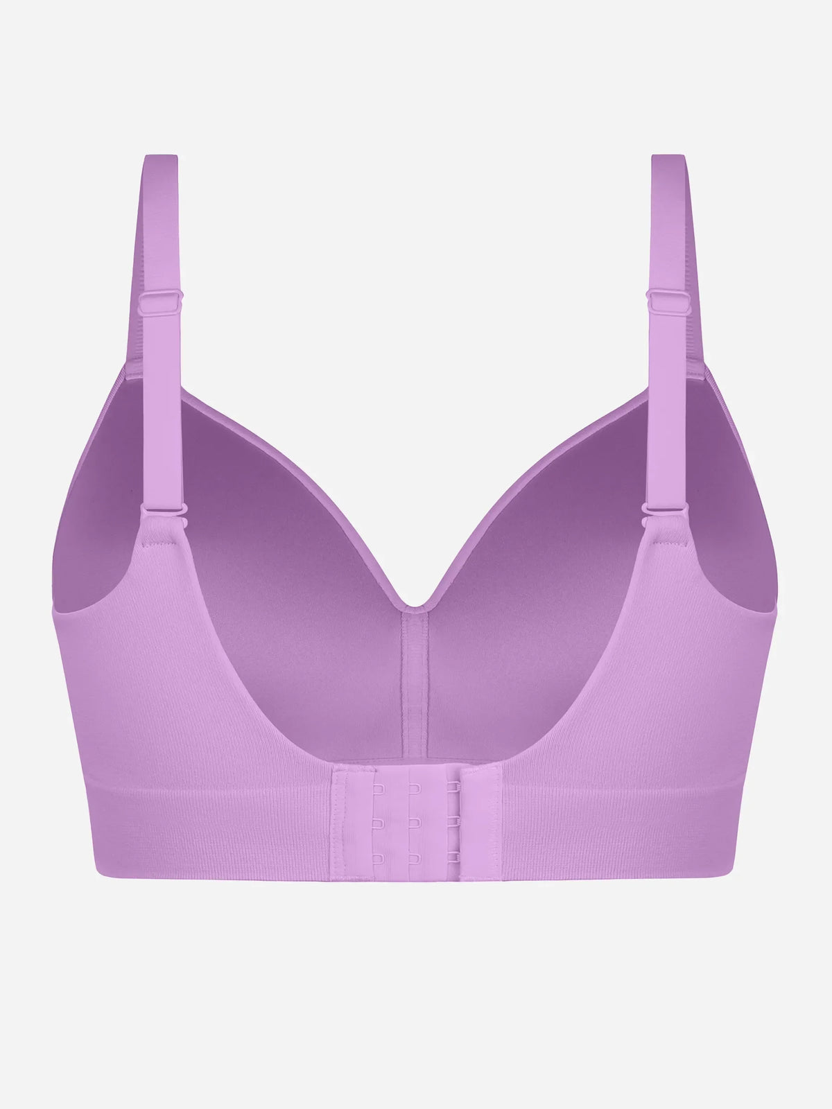 Sujetador push-up inalámbrico sin costuras, cómodo y de cobertura total.