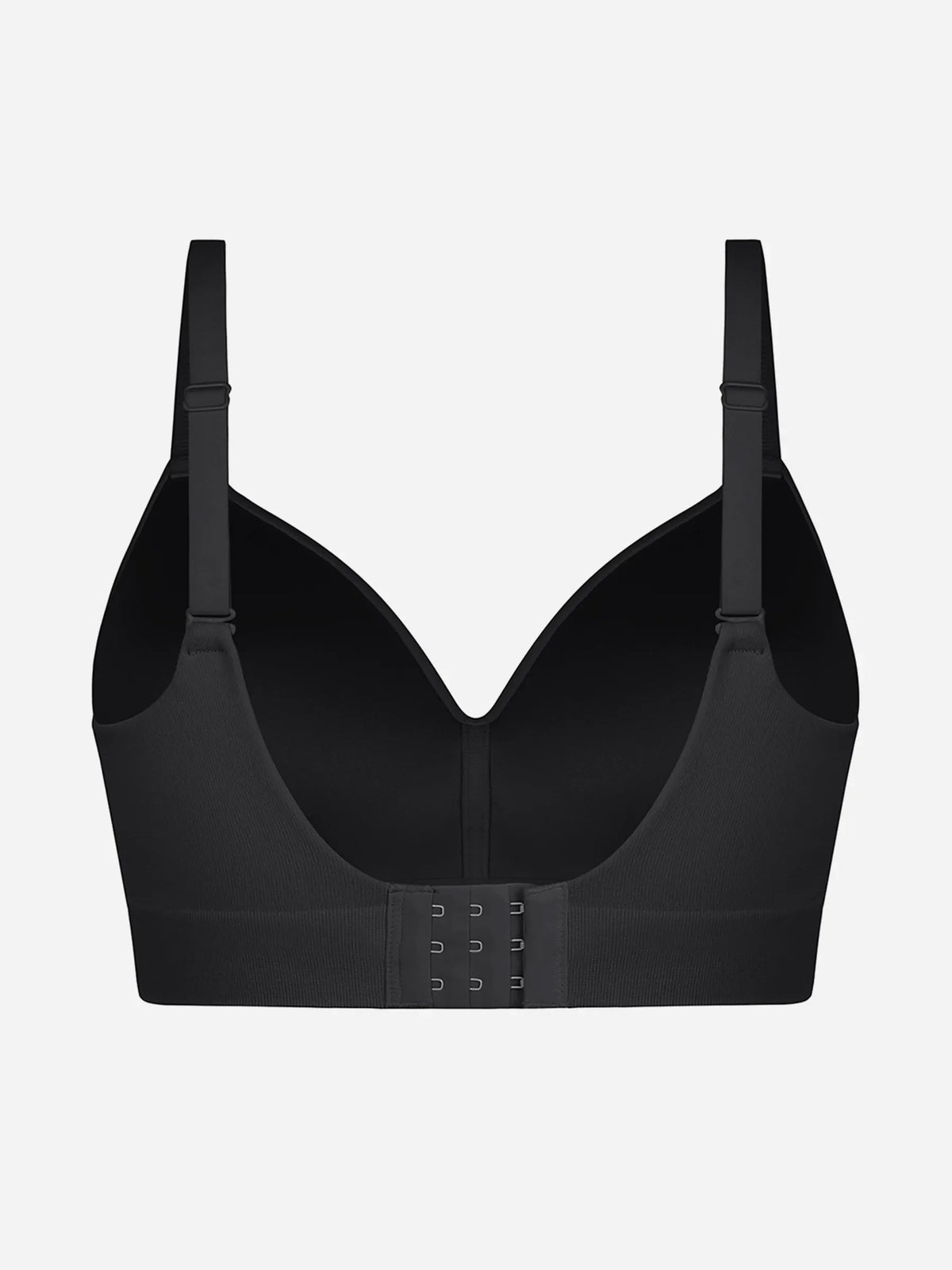 Sujetador push-up inalámbrico sin costuras, cómodo y de cobertura total.