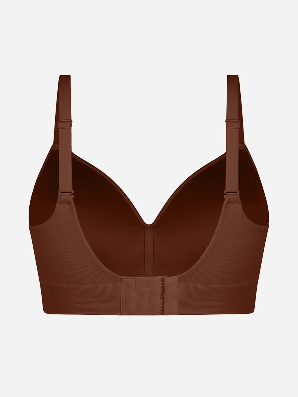 Sujetador push-up inalámbrico sin costuras, cómodo y de cobertura total.