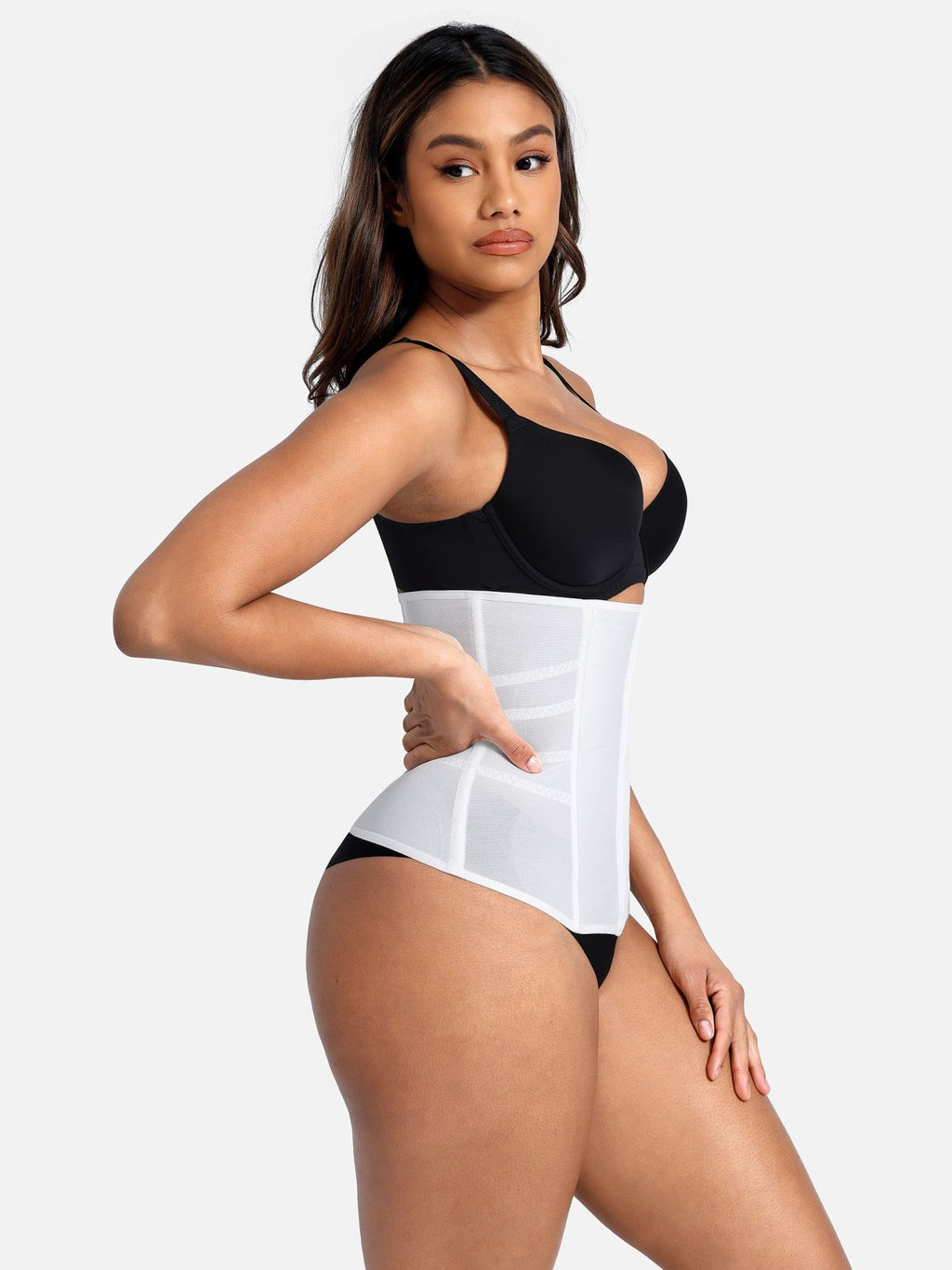 Faja de cintura deshuesada de acero de malla - Zeryn Haus