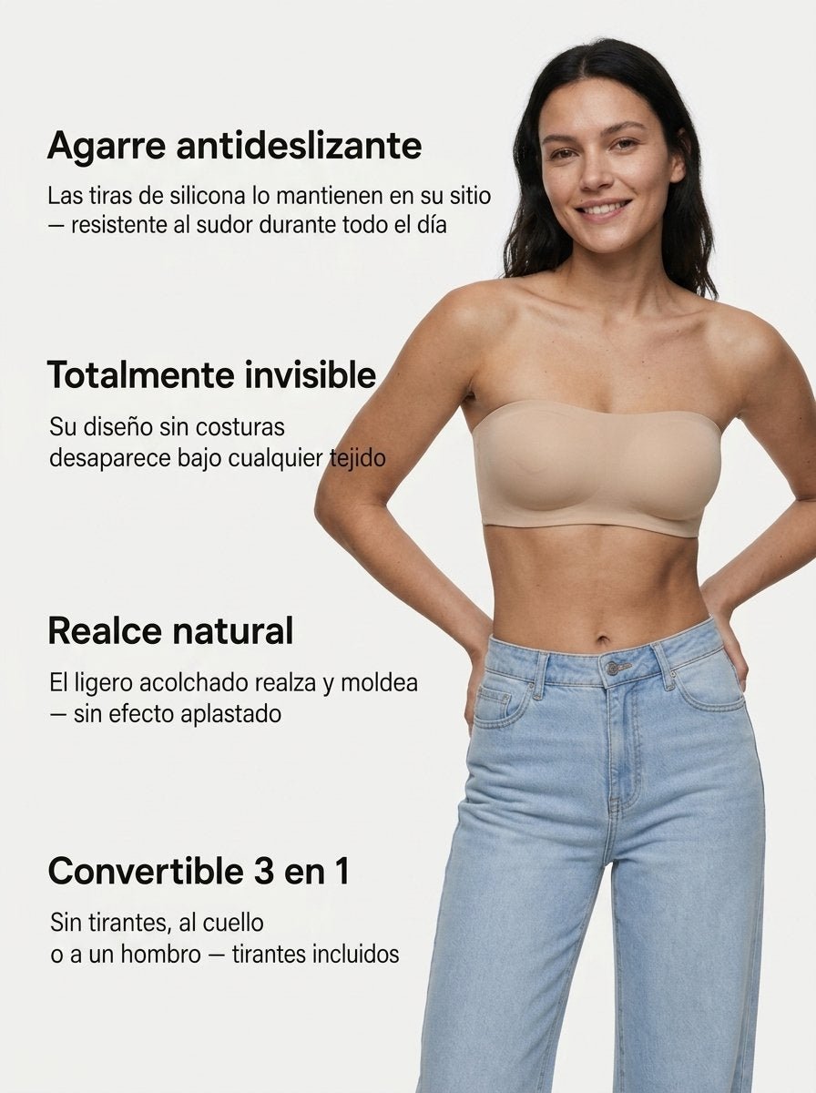 Sujetador Push-Up Invisible | ZERYN™ - Zeryn Haus